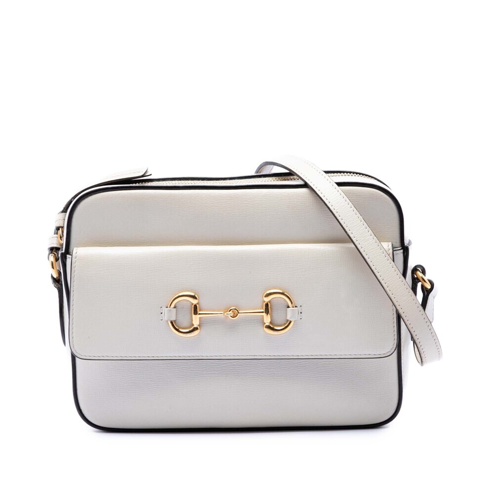 Pre-Loved Gucci Small Leather Horsebit 1955 Camera Bag